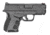 Springfield Armory XD-S-Mod-2 Pistol, .45 ACP, 3.3 in barrel, black polymer frame, integrated polymer grip, recoil operated semi-automatic, fiber optic front, fixed 2 dot rear, 5 round magazine, SAXDSMOD.22-FRRMPG