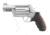 Taurus Raging-Judge-M513 Revolver, .454 Casull, 3 in barrel, stainless steel frame, black rubber grip, revolving chamber, double-action, trigger actuated transfer bar, fiber-optic front, fixed notch rear, 6 round magazine, TRS-RG-JG-M513-FRRMPG