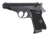 Walther PP Pistol, .32 ACP, 3.9 in barrel, blued finish steel frame, black plastic grip, blowback operated semi-auto, double-action, slide mounted decock lever, fixed blade and notch, 8 round magazine, WA-PP-FRRMPG