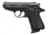 Walther PPK-S Pistol, .32 ACP, 3.35 in barrel, blued finish steel frame, black plastic grip, blowback operated semi-auto, double-action, slide mounted decock lever, red dot front, red line rear, 8 round magazine, WA-PPK/S-FRRMPG