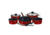 Magma Nesting Cookware Set - Red + Cooking Utensils, nesting-cookware-set-red-cooking-utensils