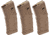 Magpul Industries PMAG GEN M3 AR-15/M16/M4 Rifle Magazine, .223 Rem/5.56x45mm NATO, 30 Round, Medium Coyote Tan, 3 Pack, Polymer, MAG557-MCT-30RD