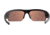 Magpul Industries Helix Eyewear Shooting Glasses, Black Frame, Bronze/Blue Mirror Lens, Polarized, MAG1097-1-001-2020