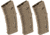 Magpul Industries PMAG GEN M3 AR-15/M16/M4 .223 Rem/5.56x45mm NATO, Medium Coyote Tan, 3-Pack