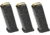 Magpul Industries PMAG GL9 Glock 17/19/26/34/45 Pistol Magazine, 9mm Luger, 17 Round, Black, 3 Pack