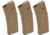Magpul Industries PMAG GEN M3 AR-15/M16/M4 Rifle Magazine, .223 Rem/5.56x45mm NATO, 30 Round, Modified Coyote Brown, 3 Pack
