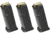 Magpul Industries PMAG GL9 Glock 19 Pistol Magazine, 9mm Luger, 15 Round, Black, 3 Pack, MGMPI550BLK-15RD-KIT1