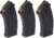 Magpul Industries PMAG MOE AK-Platform/AKM Rifle Magazine, 7.62x39mm, 20 Round, Black, 3 Pack