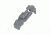 Magpul Industries Tactile Lock-Plate Type 1 Single Ridge, 5 Pack, Grey 1039424