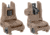 Magpul MBUS 3 Rear and Front Flip Sights Set, FDE
