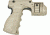 FAB Defense Tactical ForeGrip &amp; 1inch Light Mount w/ Rear Activation Switch - Desert Tan