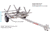 Malone Auto Racks EcoLight 2 Kayak Trailer Package, 2 J-Racks, MPG586XJ
