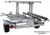 Malone Auto Racks MegaSport Low Bed Trailer w/2nd Tier, MPG550-LB