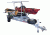 Malone Auto Racks MegaSport Package 2 Boat w/ Storage and 2nd Tier - Saddle Up Pro, MPG550-TU
