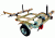 Malone Auto Racks XtraLight 4 Kayak Package, 1 Stacker and 4 Sets Foam Blocks, MPG526G-L