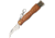 MAM Mushroom Knife Folding Knife,2.75in,German Steel,Brown,Beechwood Handle MAM2590