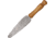 MAM Sharpening Stone, 9in Overall, 5 1/8in Cone-Shaped Coarse Sharpening Stone, 1/2in Wide, Ergonomic Round Designed Beechwood Handle With Knob Pommel, 81SILVERRING-SKINPACK