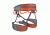 Mammut Ophir 3 Slide Harness Mens, Titanium-Dark Orange, L, 2020-00820-00009-113
