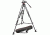 Manfrotto Professional Fluid Video System/Aluminum/Mid Spreader MVH502A w/546B Tripod MVH502A,546BK-1