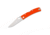 Manly Peak CPM-S90V Folding Knife, Orange, Small, 01ML018US
