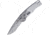 Mantis Gearhead Linerlock Bead DP Folding Knife, 3.38in Bead Blast Finish Partially Serrated Drop Point, Bead Blast Finish Handle, GH2019DPS