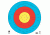 Maple Leaf Press FITA Target, 6-Ring 80 cm. 1 pk. TA-6X80C