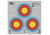 Maple Leaf Press NAA Vegas Target, 3-Spot 100 pk. TA3X40G