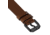 Marathon Cross Hatch 2-Piece Strap, Italian Leather, IP Black Buckle, 20mm, Cognac, Standard, WS-LT-CGBK-20-ST