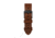 Marathon Cross Hatch 2-Piece Strap, Italian Leather, IP Black Buckle, 20mm, Cognac, Standard, WS-LT-CGBK-20-ST