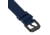 Marathon Cross Hatch 2-Piece Strap, Italian Leather, IP Black Buckle, 20mm, Royal Blue, Standard, WS-LT-RBBK-20-ST