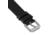 Marathon Cross Hatch 2-Piece Strap, Italian Leather, Parkerized Buckle, 20mm, Black, Standard, WS-LT-BKPS-20-ST