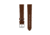 Marathon Cross Hatch 2-Piece Strap, Italian Leather, Parkerized Buckle, 20mm, Cognac, Extra Long, WS-LT-CGPS-20-XL