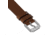 Marathon Cross Hatch 2-Piece Strap, Italian Leather, Parkerized Buckle, 20mm, Cognac, Standard, WS-LT-CGPS-20-ST
