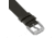 Marathon Cross Hatch 2-Piece Strap, Italian Leather, Parkerized Buckle, 20mm, Moss Green, Extra Long, WS-LT-MGPS-20-XL