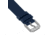 Marathon Cross Hatch 2-Piece Strap, Italian Leather, Parkerized Buckle, 20mm, Royal Blue, Extra Long, WS-LT-RBPS-20-XL