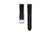 Marathon Cross Hatch 2-Piece Strap, Italian Leather, Parkerized Buckle, 20mm, Royal Blue, Standard, WS-LT-RBPS-20-ST