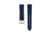 Marathon Cross Hatch 2-Piece Strap, Italian Leather, Parkerized Buckle, 20mm, Royal Blue, Standard, WS-LT-RBPS-20-ST