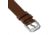 Marathon Cross Hatch 2-Piece Strap, Italian Leather, Steel Buckle, 20mm, Cognac, Standard, WS-LT-CGSS-20-ST