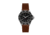 Marathon Cross Hatch 2-Piece Strap, Italian Leather, Steel Buckle, 20mm, Cognac, Standard, WS-LT-CGSS-20-ST