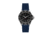 Marathon Cross Hatch 2-Piece Strap, Italian Leather, Steel Buckle, 20mm, Royal Blue, Standard, WS-LT-RBSS-20-ST