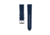 Marathon Cross Hatch 2-Piece Strap, Italian Leather, Steel Buckle, 20mm, Royal Blue, Standard, WS-LT-RBSS-20-ST