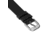 Marathon Cross Hatch 2-Piece Strap, Leather, Steel Buckle, 18mm, Black, Standard, WS-LT-BKSS-18-ST