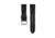 Marathon Cross Hatch 2-Piece Strap, Leather, Steel Buckle, 22mm, Black, Standard, WS-LT-BKSS-22-ST