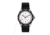 Marathon Cross Hatch 2-Piece Strap, Leather, Steel Buckle, 22mm, Black, Extra Long, WS-LT-BKSS-22-XL