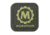 Marathon 1x1in Morale Patch w/Glow in the Dark Rubber Logo,Sage Green, AD030008SG
