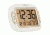 Marathon Atomic Alarm Clock w/Temperature and Date, White CL030051WH