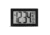 Marathon Atomic Digital Wall Clock, Black/Brush Steel, 9.5in x 1in x 6in, CL030068-BK-BS-NA