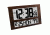 Marathon Commercial Grade Jumbo Atomic Wall Clock w/6 Time Zones, Wood, CL030025-WD-00-NA