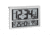 Marathon Commercial Grade Jumbo Atomic Wall Clock w/6 Time Zones, Silver, CL030025-SV-00-NA