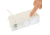 Marathon LED Alarm Clock w/Two USB Ports, White CL030055WH
